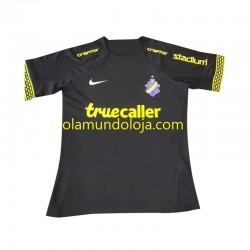 Camisola AIK Homem Equipamento Primeiro 2024-2025 Manga Curta